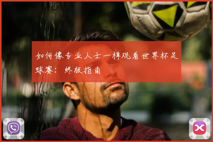 如何像专业人士一样观看世界杯足球赛：终极指南